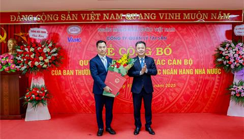 Công bố Quyết định điều động, bổ nhiệm Chủ tịch HĐTV VAMC