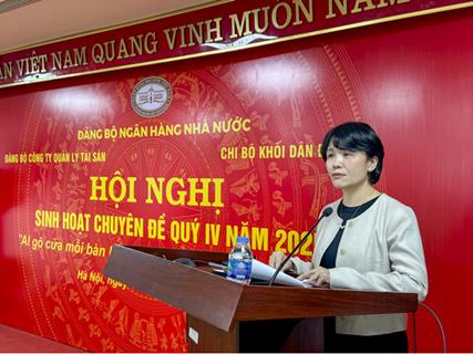 Đảng bộ VAMC tổ chức Hội nghị sinh hoạt chuyên đề Quý IV/2025  “AI gõ cửa mỗi bàn làm việc: Sẵn sàng hay bị bỏ lại?”