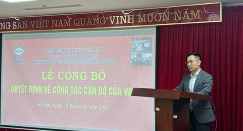 Vamc tổ chức lễ công bố quyết định bổ nhiệm  Trưởng Ban Đầu tư và Mua bán nợ thị trường