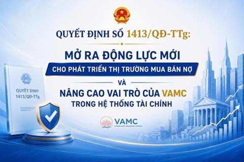 Quyết định số 1413/QĐ-TTg: Mở ra động lực mới cho phát triển thị trường mua bán nợ và nâng cao vai trò của VAMC trong hệ thống tài chính