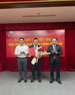 VAMC kiện toàn đội ngũ cán bộ quản lý, bổ nhiệm ông Nguyễn Ngọc Khôi giữ chức Phó Trưởng Ban Hành chính nhân sự